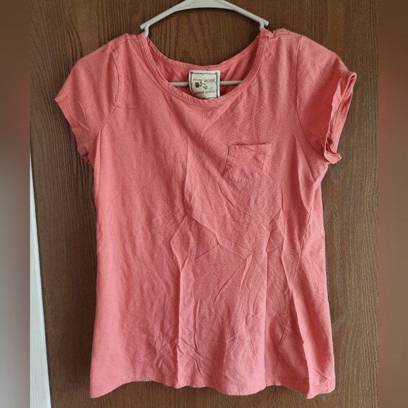 Light Orange  Short Sleeve T-Shirt - Picture 1 of 2